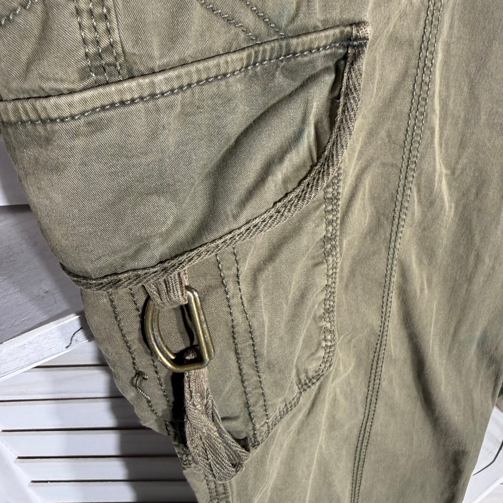 Sonoma vintage Y2K cargo pants military green sz 10 - Picture 4 of 14